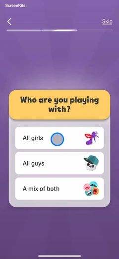 Party Roulette- Group Games mobile app UI screen 5