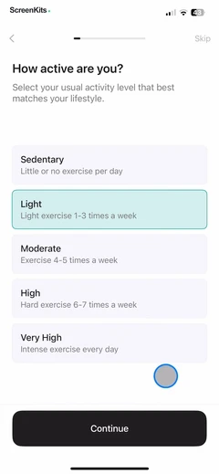 Diet & Food Tracker- EatWell mobile app UI screen 11
