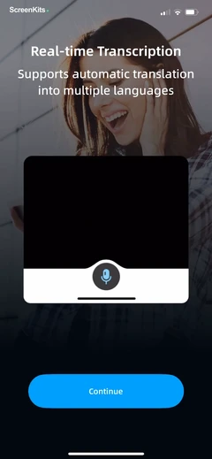 iTranscribe - Audio to Text mobile app UI screen 7