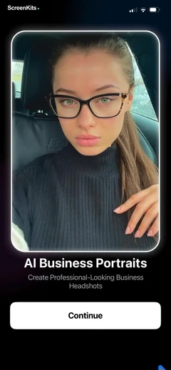 Momo- AI Photo & Video Maker mobile app UI screen 4