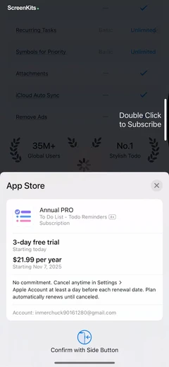 Todo List & Reminder - Todoery mobile app UI screen 11
