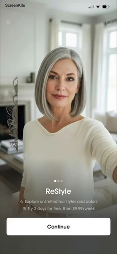 ReStyle - AI Hairstyle Try On paywalls UI screen 8
