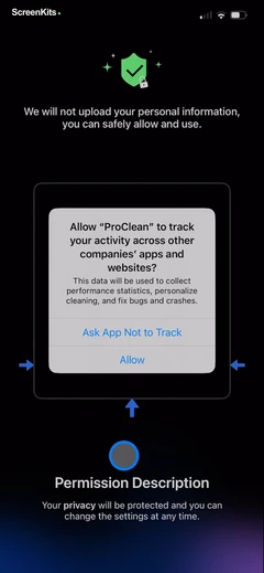 ProClean- Phone Cleaner permissions UI screen 5