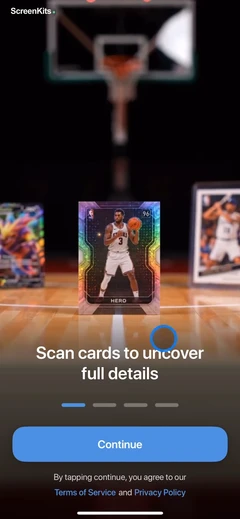Cardly AI- Sports Card Scanner mobile app UI screen 7