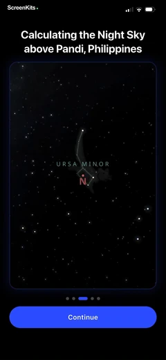 star-guide-night-sky-map mobile app UI screen 10