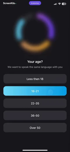 Instories- AI Photo & Video mobile app UI screen 9