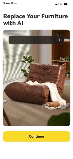 AI Home Design- Interior DecAI mobile app UI screen 12