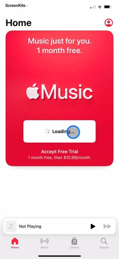 Apple Music mobile app UI screen 12