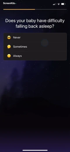 White Noise Deep Sleep Sounds mobile app UI screen 7