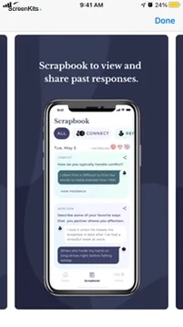 Agape Feel Close When Apart mobile app UI screen 8