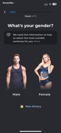 Workout Planner MuscleFit mobile app UI screen 7