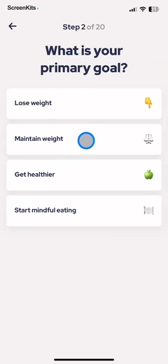 FastEasy- Intermittent Fasting mobile app UI screen 9