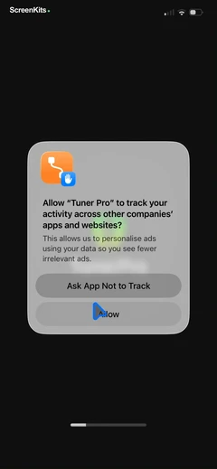Tuner Pro- Guitar Tuner & Tab permissions UI screen 3