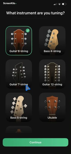 Tuner Pro- Guitar Tuner & Tab mobile app UI screen 11