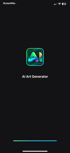 AI Art Generator,Photo Enhance mobile app UI screen 3