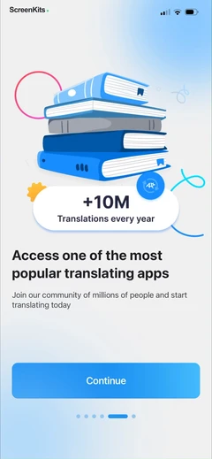 Speak & Translate - Translator mobile app UI screen 11