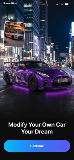 modyfy-ai-car-designer mobile app UI screen 10