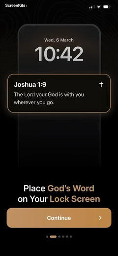 holy-bible-widget-daily-verse mobile app UI screen 6