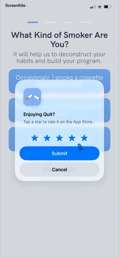 quit-hypnosis-to-stop-smoking mobile app UI screen 10