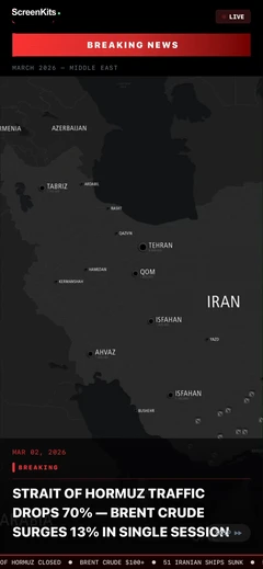 world-monitor-real-time-intel mobile app UI screen 8