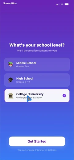 Socratic Homework AI mobile app UI screen 8
