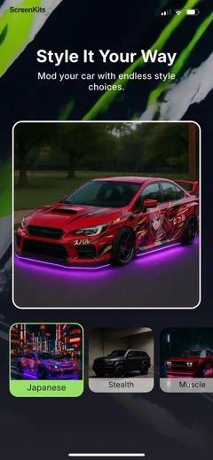AI Car Designer Modify & Tune mobile app UI screen 6