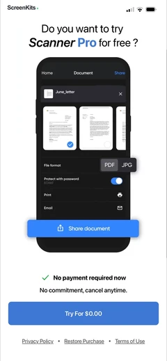 Scanner – Scan PDF & Document forms UI screen 11