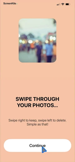 Swipewipe- Photo Cleaner mobile app UI screen 8