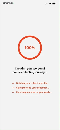 comicsnap-identify-comic-book mobile app UI screen 12