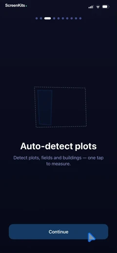 map-area-calculator-marea mobile app UI screen 4