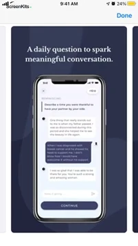 Agape Feel Close When Apart mobile app UI screen 5