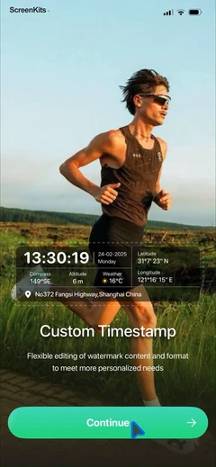timestamp-camera-ai-timestamp mobile app UI screen 4