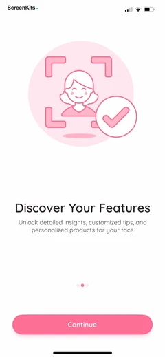 Glam Up - Perfect Your Look mobile app UI screen 3