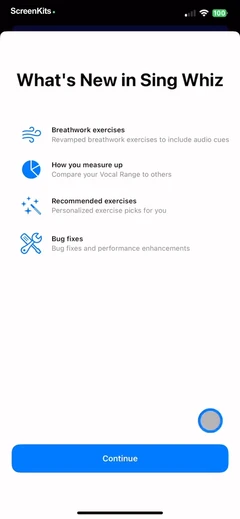 Vocal Range Finder - Sing Whiz mobile app UI screen 10