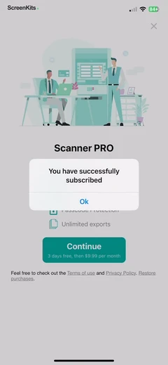 Scanner- Scan Documents paywalls UI screen 7