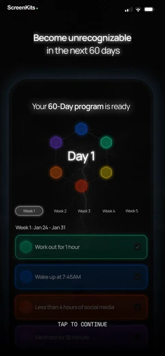 dawg-discipline-motivation mobile app UI screen 7