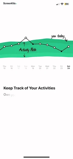 Gentler Streak Workout Tracker mobile app UI screen 11