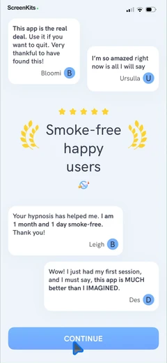 quit-hypnosis-to-stop-smoking mobile app UI screen 8