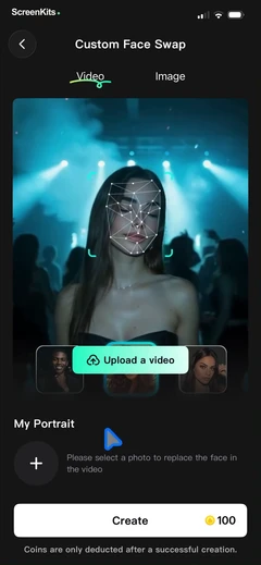 guma-ai-photo-video-editor mobile app UI screen 6