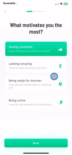 30 Day Fitness - Home Workout mobile app UI screen 9