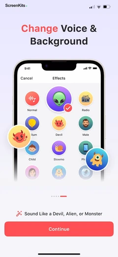Voice Recorder-Audio Memos Арр mobile app UI screen 12