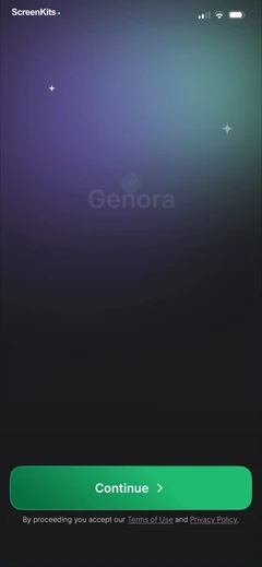 genora-ai-chat-bot-assistant mobile app UI screen 3
