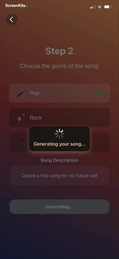 ai-song-maker-soniva-music mobile app UI screen 12