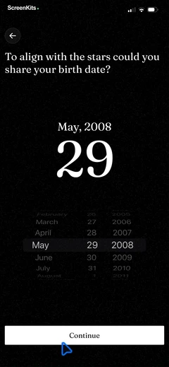 Starla - Call the Universe mobile app UI screen 12