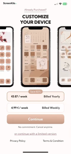 Aesthetic Kit- Live Wallpapers paywalls UI screen 10