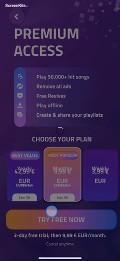 Magic Tiles 3TM- Piano Game paywalls UI screen 10