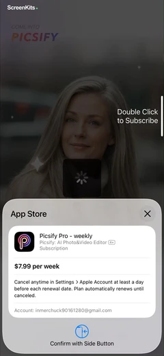 Picsify- AI Photo&Video Editor mobile app UI screen 8