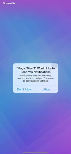 Magic Tiles 3TM- Piano Game permissions UI screen 5