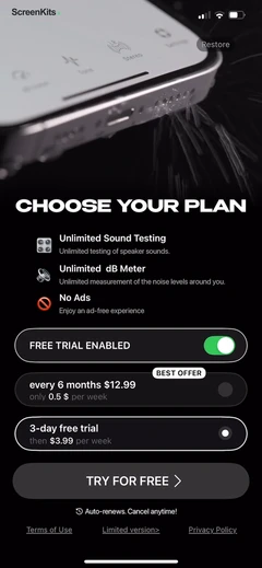 Clear Wave paywalls UI screen 8