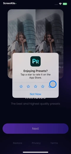 Presets for Lightroom- Filters mobile app UI screen 8